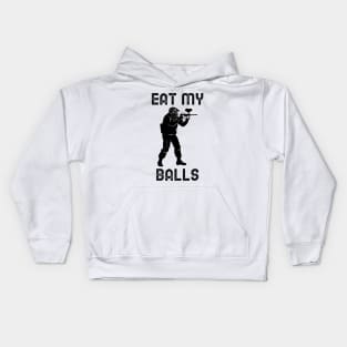 Eat My Balls Paintball Kids Hoodie